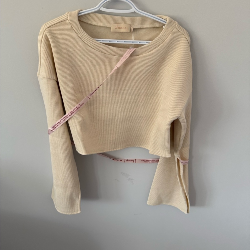 Cream Sweater by Choosy